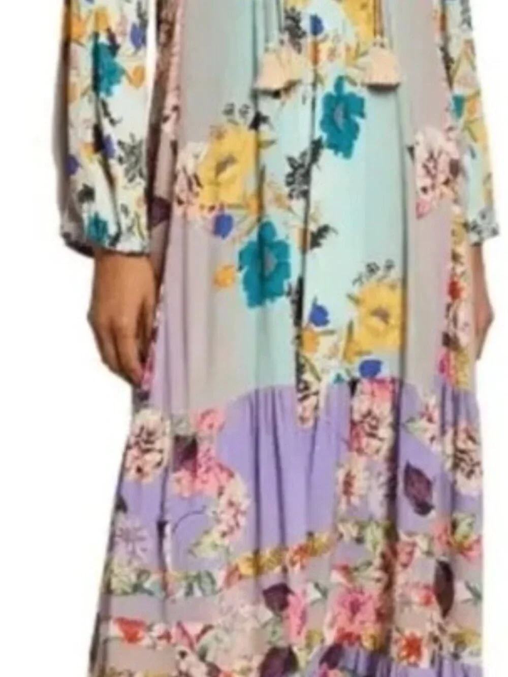 Johnny Was silk blend Penelope Maxi dress - Picture 2 of 11